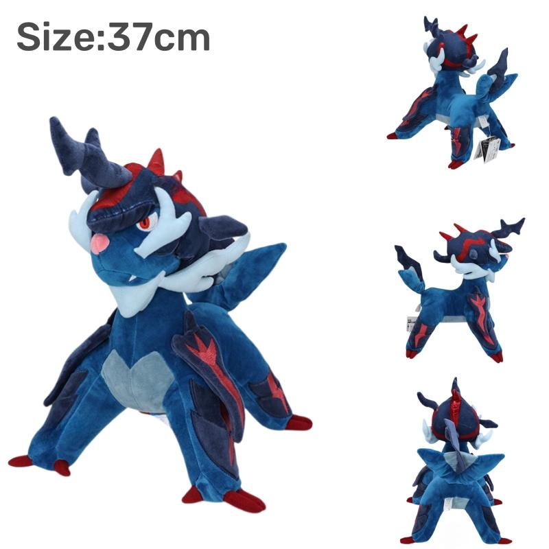 Legendary Pokemon Plush Toy Charizard Greninja Lucario Rayquaza Koraidon Goodra Lycanroc Zeraora Kyogre Anime Stuffed Plush Gift