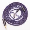 SoundsGood BlueFlame Handmade High Purity Copper PCUHD Earphone Upgrade Cable Replacement Cable 8-Core Re-Cable Oxygen-Free (2Pin-3.5mm)