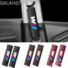 Leather Car Seat Belt Shoulder Protection Cover Shoulder Pads For BMW M Power Performance M3 M5 X1 X3 X5 X6 E46 E39 E36 E60 E90 DV1