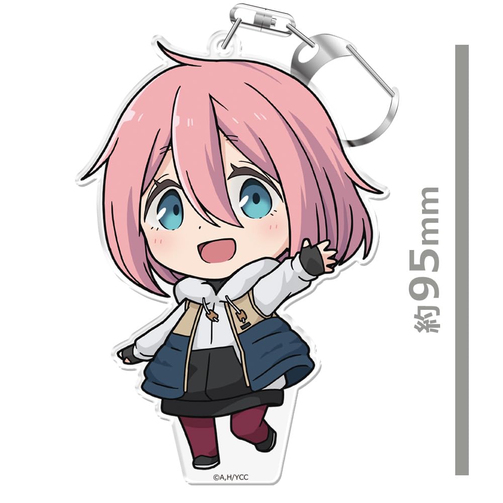 Брелок для ключей из фильма Кагамихара Надэсико Взрослая "Yuru Camp" Punikore! (с подставкой) вер.