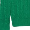 Polo Ralph Lauren Ss22 Solid Color Logo Embroidered Cable Knit Sweater Men Sweater Green 710775885-042