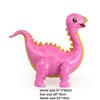 3D Pink Dinosaur Balloon Set Birthday Party Banner Cake Insertion Dinosaur Balloon Party Decoration Supplies