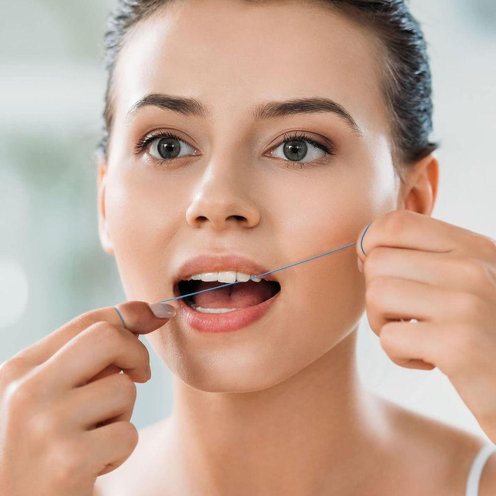 Nylon Loop Design Needle Tooth Brackets Wire Holder for 70Pcs Oral Hygiene Care