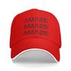 Кепка Бейсболка Хейл Мэри AMAZE Черная Повседневная Для Спорта на Открытом Воздухе Тракер Летний Козырек от Солнца Мужская Взрослая Стильная Snapback Кепка