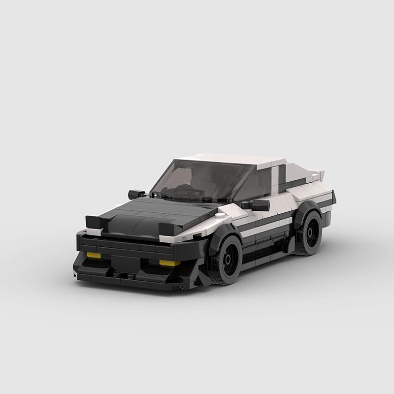 AE86 GT-Apex Городской MOC Скоростной Автомобиль Технический Гоночный DIY Модель Строительный Блок Супер Гонка Спорт F1 Транспортное средство игрушка-кирпичик Рождественский Подарок