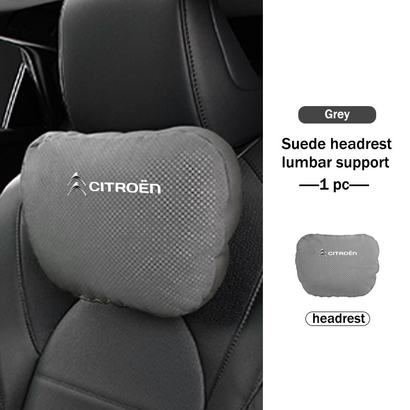 POOR1 Car Neck Pillow Lumbar Support Headrest Waist Lumbar Cushion For Citroen C4 C3 C5 C1 C2 C6 C4L DS3 DS4 Berlingo Picasso Jumper