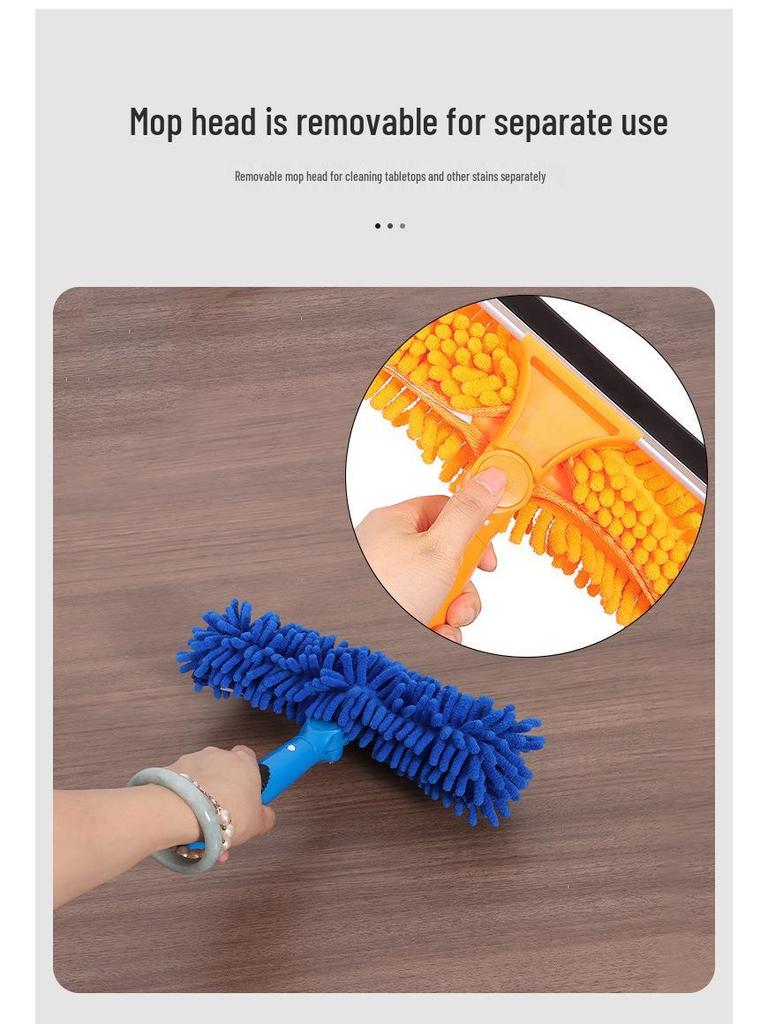 Двусторонний стеклоочиститель с высоким подъемом: Артефакт 2-в-1: шест для сращивания и скребок для окон