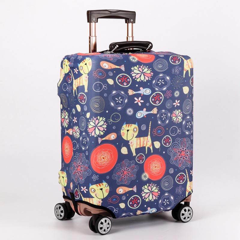 Elastic Cartoon Luggage Cover – Durable & Protective Travel Suitcase Cover for 19-30 Inch Luggage