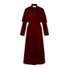 Medieval Priest Cosplay Costumes Long Sleeve Monk Robe Witch Christ Cosplay Carnival Halloween Costumes for Women Adult 2025