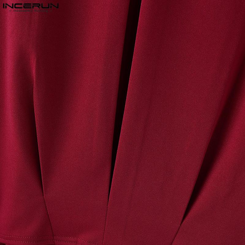 INCERUN Мужские свободные кардиганы с длинным рукавом и открытым передом, короткие пальто