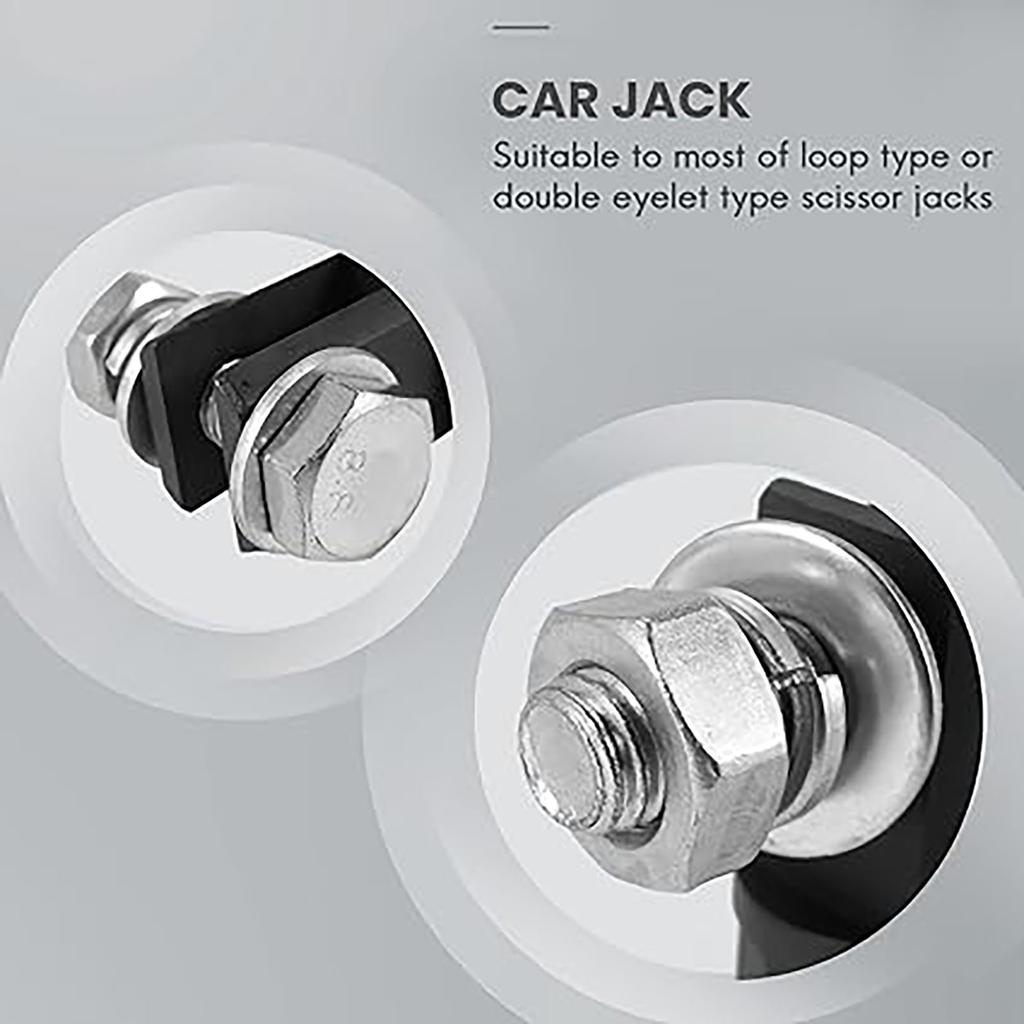 Адаптер для домкрата-ножницы Адаптер для домкрата-ножницы из хромованадиевой стали для вашего домкрата-ножницы Подъем проще