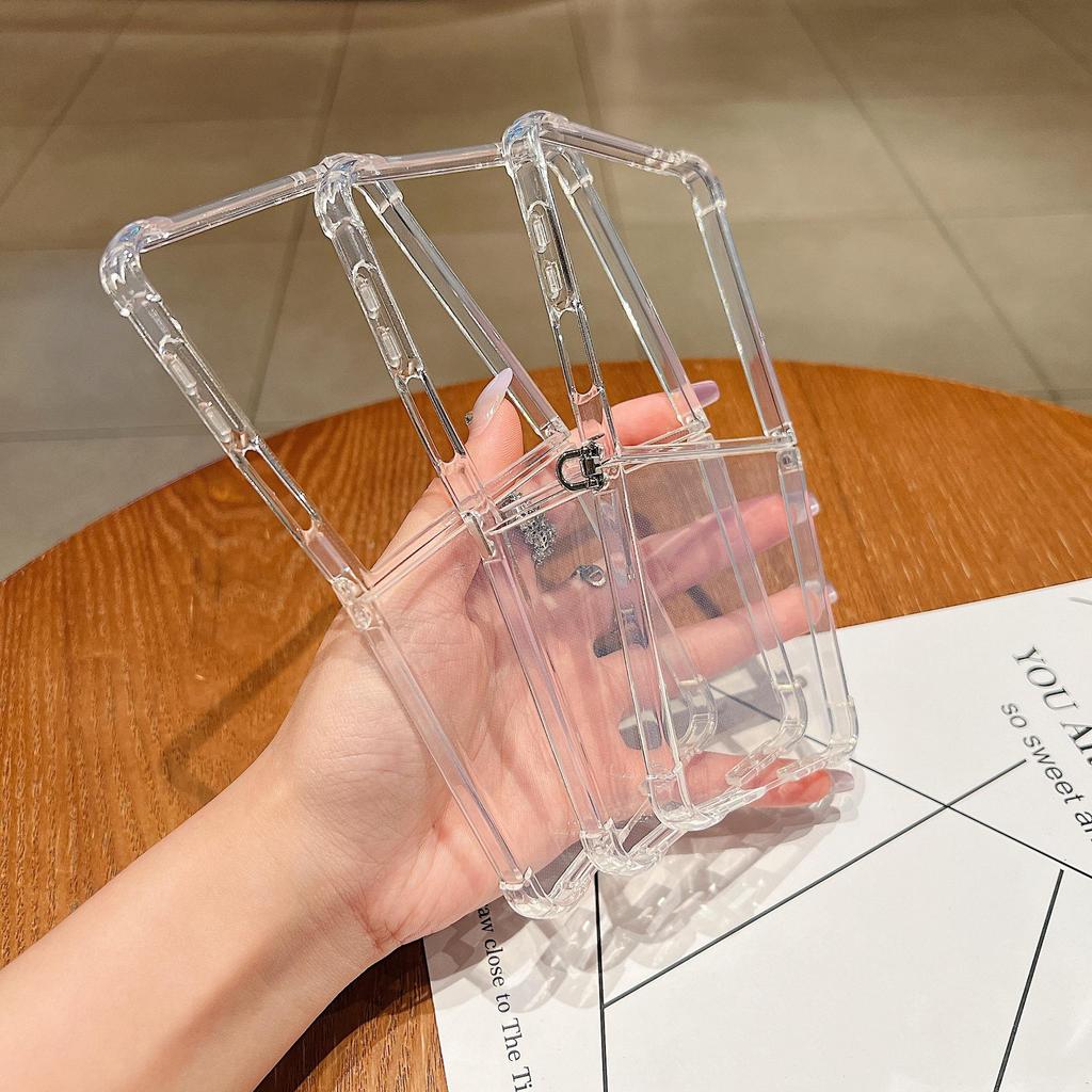 Чехол из ТПУ для Samsung Galaxy Z Flip7: Четырехугольная защита от падений