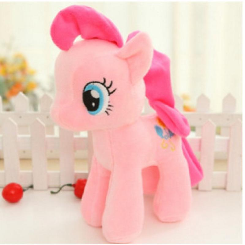 1 шт. 25 см Милая плюшевая игрушка Единорог Маленький Пони Подушка Декор Мягкая игрушка Подарок на день рождения для девочки