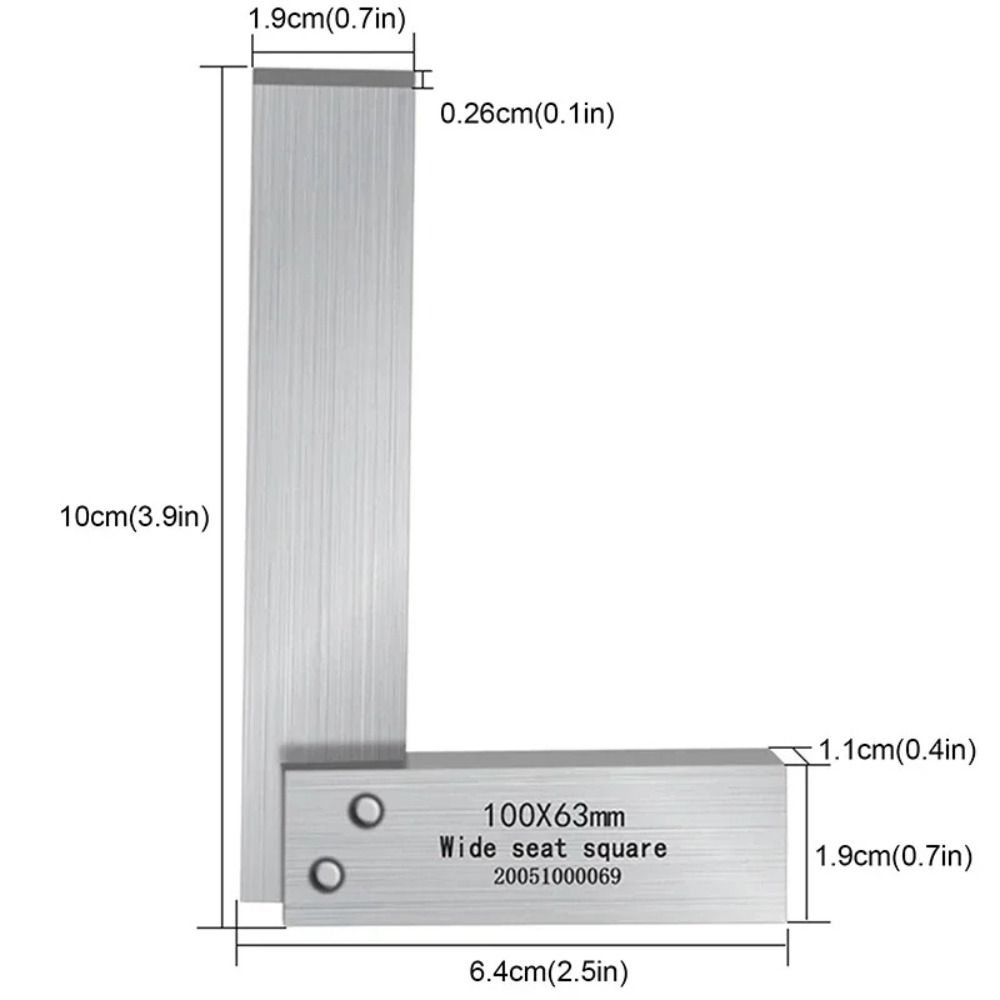 Маркировка Линия для разметки Измеритель для деревообработки Высокоточный угольник Линейка Транспортир для деревообработки