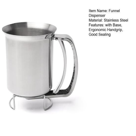 Диспенсер для блинов, простое управление, принадлежности для хлебобулочных изделий, прочная конструкция, быстрозакрывающийся клапан из нержавеющей стали, диспенсер для блинов, современный