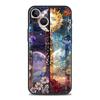 Красивый стеклянный чехол-крышка с изображением Солнца и Луны для iPhone 17 16 15 14 13 12 Pro Max 11 Pro Max 17 AIR Plus Ударопрочный мягкий ТПУ корпус