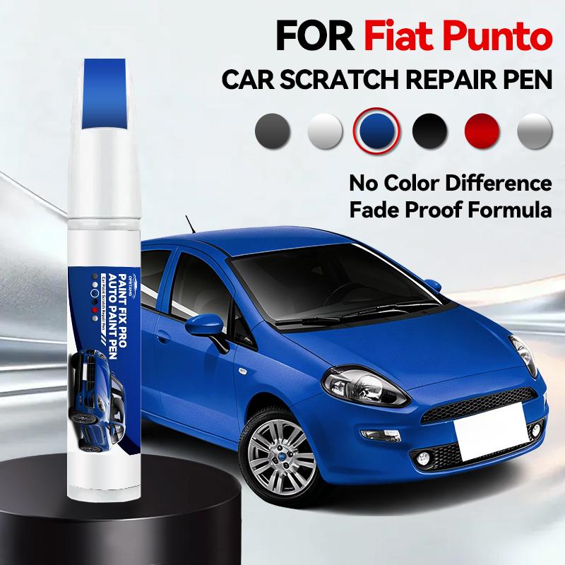 For FIAT PUNTO 1993-2018 176 188 199 Paint Repair Pen Touch Up Scratch Remover DIY Auto Accessories Black White Yellow Green Red