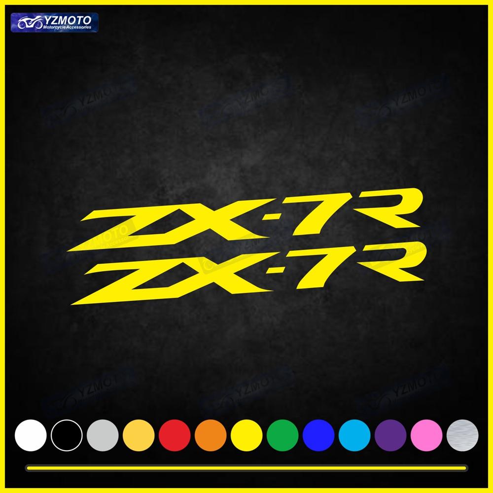 For ZX-7R ZX 7R Motorcycle Accessories Sticker Decal Fuel Tank body Engine Fairing Windshield Helmet Logo Decorative Stickers