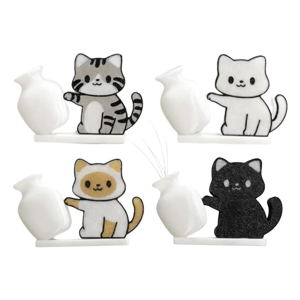 Magnetic Cat Hair Storage Memorial Box Acrylic Cat Refrigerator Sticker  for Home Decoration
