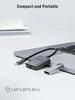 2-портовый USB C-концентратор на два HDMI 4K 60 Гц, двойной экран, расширение типа C, док-станция для ноутбука Macbook, мобильного телефона, ПК