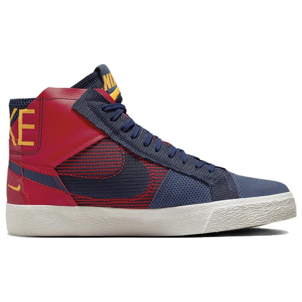 Nike Zoom Blazer Mid Premium SB Deconstructed - Кроссовки унисекс Barcelona Red University-Red University-Gold FD5113-600