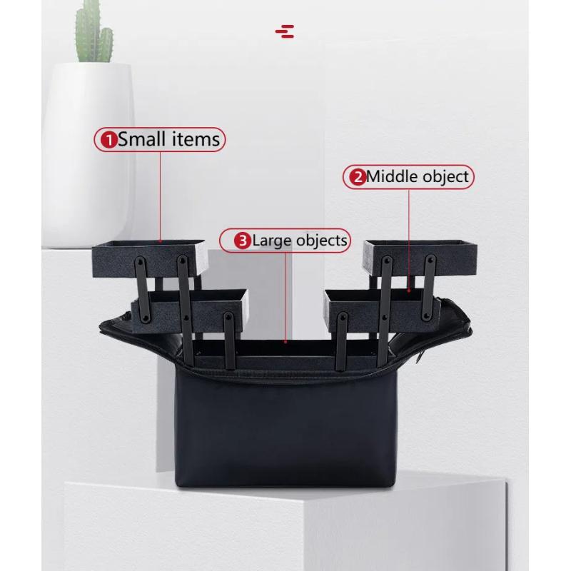 Большая вместительная многослойная профессиональная косметичка, переносная сумка для инструментов для нейл-арта, тату, макияжа, сумка для хранения косметики
