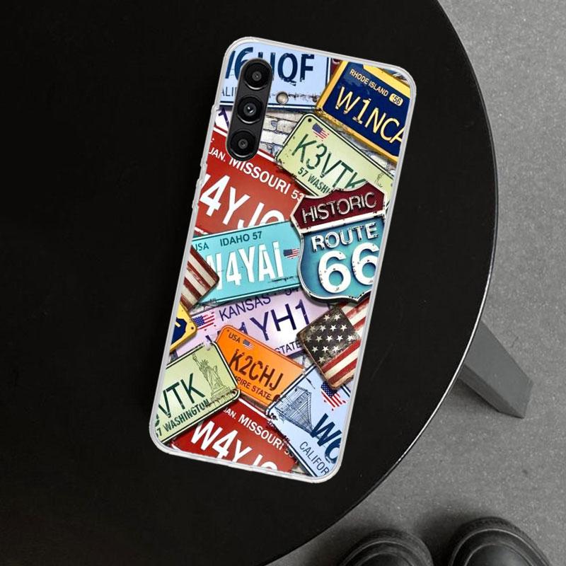 Чехол для телефона America Route 66 для Samsung Galaxy A17 A16 A26 A36 A56 A57 A37 A15 A25 A35 A55 A14 A24 A34 A54 A13 A23 A33 A53
