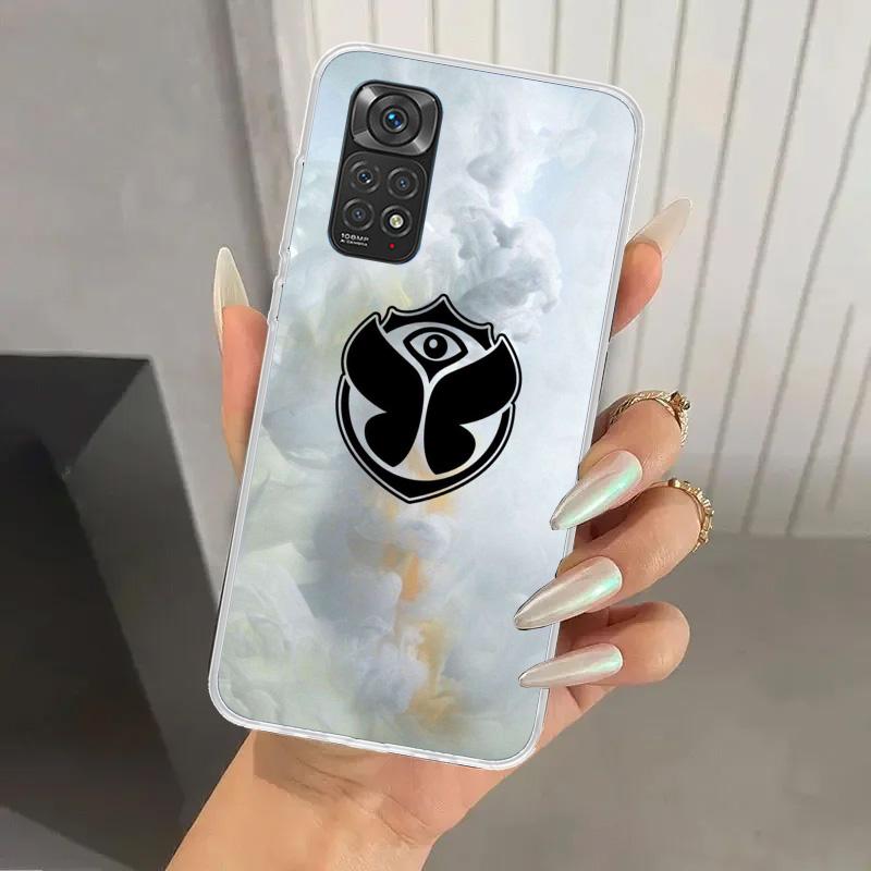 Чехол для телефона Music Festival Tomorrowlands для Xiaomi Redmi Note 15 14 14S 13 12S 12 Pro 11S 11 Plus 11T 11E 10S Мягкий Funda Принт S