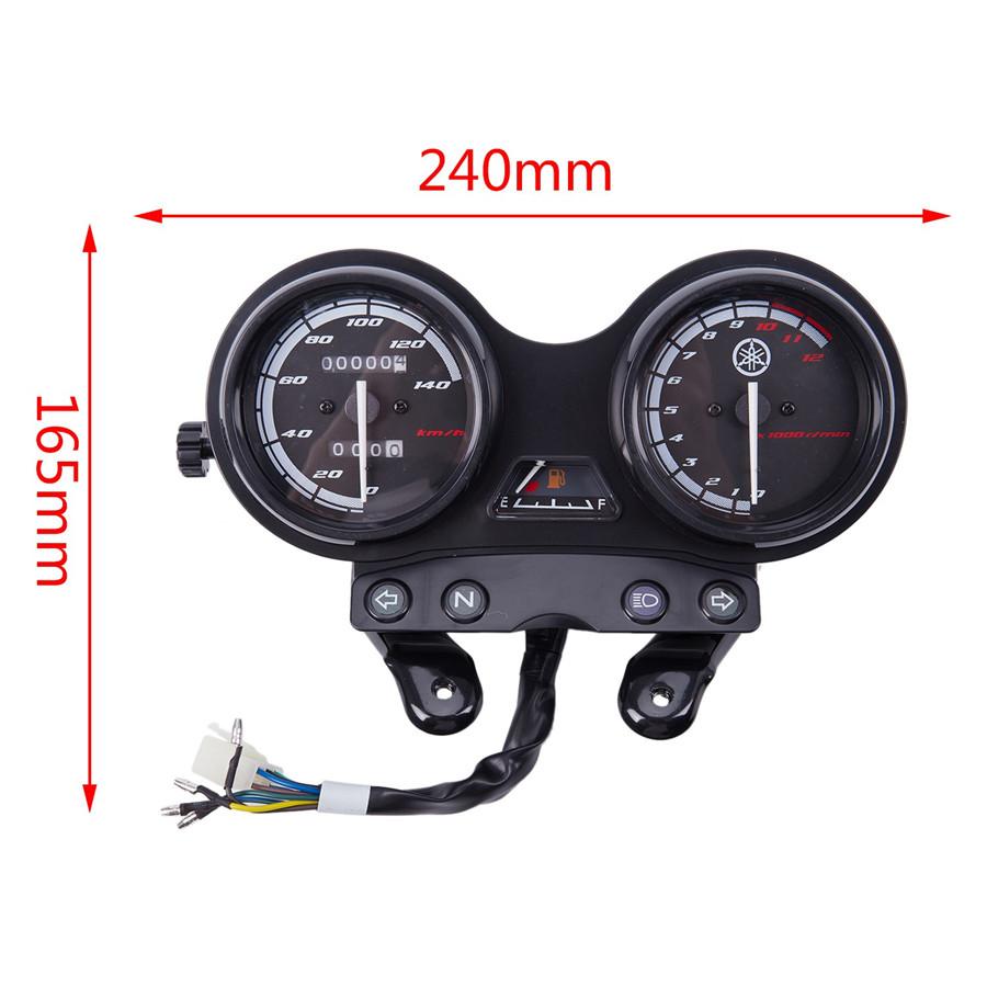Мотоциклетный тахометр спидометр измеритель мото тахо прибор часы корпус для Yamaha Ybr 125 2005-2009 версия