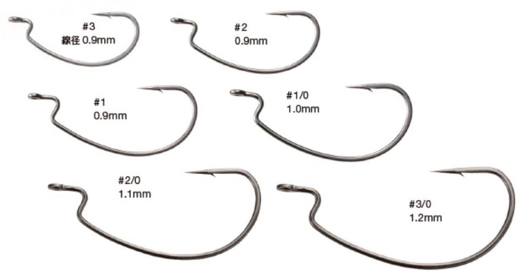 Varivas Offset Master Hook Power Bait Finesse Размер 1/0 (2902)