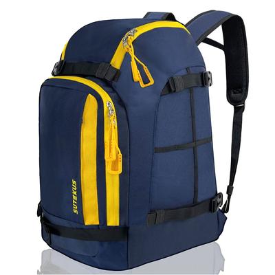 Sutekus Ski Snowboard Backpack Bag Boot Bag Large Ski Helmet Bag Large Empty 50L 1680D with Ventilation Holes (военно-морской флот)