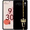 Чехол для телефона Google Pixel 8 A 7 6 Pro 6A 5G черный мягкий противоударный чехол TPU Shell Coque Diamond Crown Letter Letters
