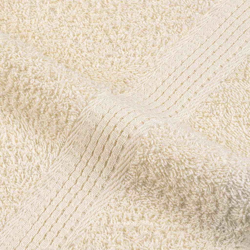 Vidaxl Ręczniki Do Rąk, 4 Szt, Kremowe, 50X100 Cm, Bawełna 100%