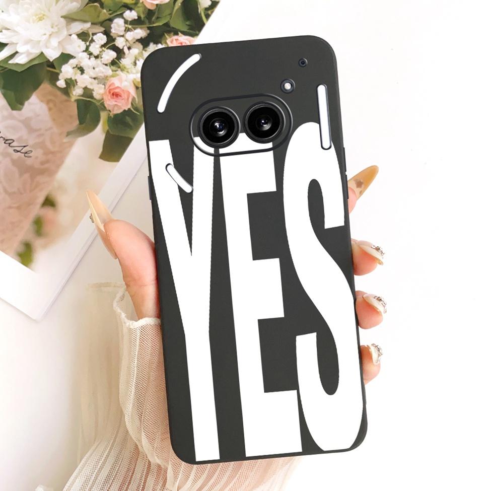 Cover For Nothing Phone 2a Case A142 Silicone Cute Cat Fashion Butterfly Funny Painted Casing For Nothing Phone (2a)