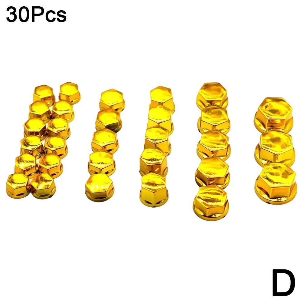 Универсальный 30 шт. декоративный колпачок для гайки для моделирования мотоцикла для Yamaha FZ1 FAZER FZ6 FZ6R FZ8 XJ6 MT01 MT03 MT-07 H3L6