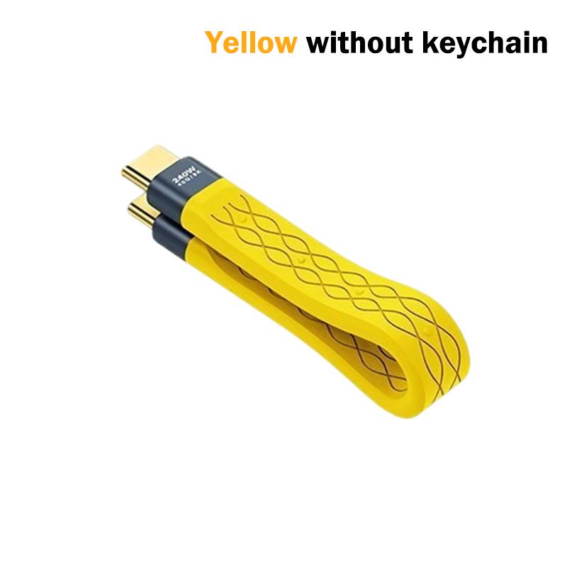 Многофункциональный Pd240W USB 4 40 Гбит/с FPC Кабель данных Type-C Портативный Брелок Для Телефона ТВ Ноутбука Планшета Передача Видео