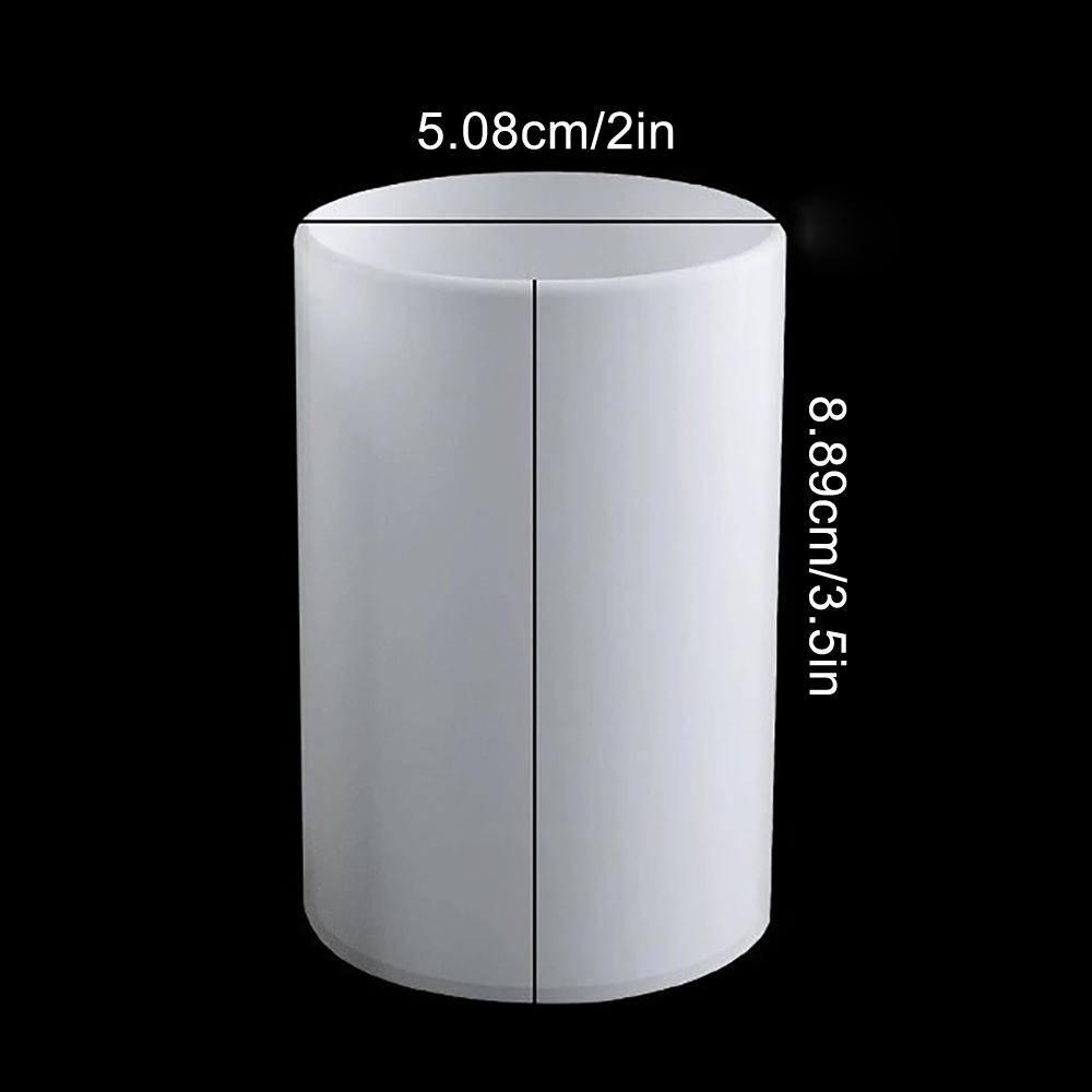 3D Cylinder Shape Candle Silicone Mold DIY Cented Candle Soap Mould Craft Gift Making Plaster Resin Wax Homemade Decoration