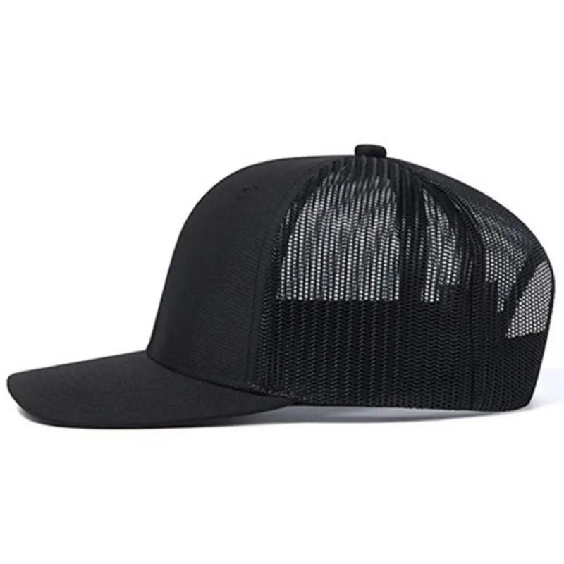 Hot Sale Unisex High Quality Cap Slight Curved Brim Style Trucker Hat Unisex Casual Outdoor Adjustable Breathable Richard SunCap