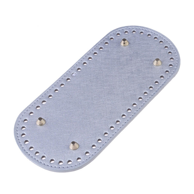 Креативная овальная форма DIY ручной работы плетёная сумка основа для подушки с отверстиями дно с заклёпками аксессуары