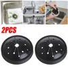 2x Garbage Disposal Splash Guards Sink Baffle Replacement Drain Plugs Food Waste