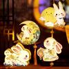 Waterproof Festival Lantern Material Pack DIY Craft Rabbit Lantern  Women Children
