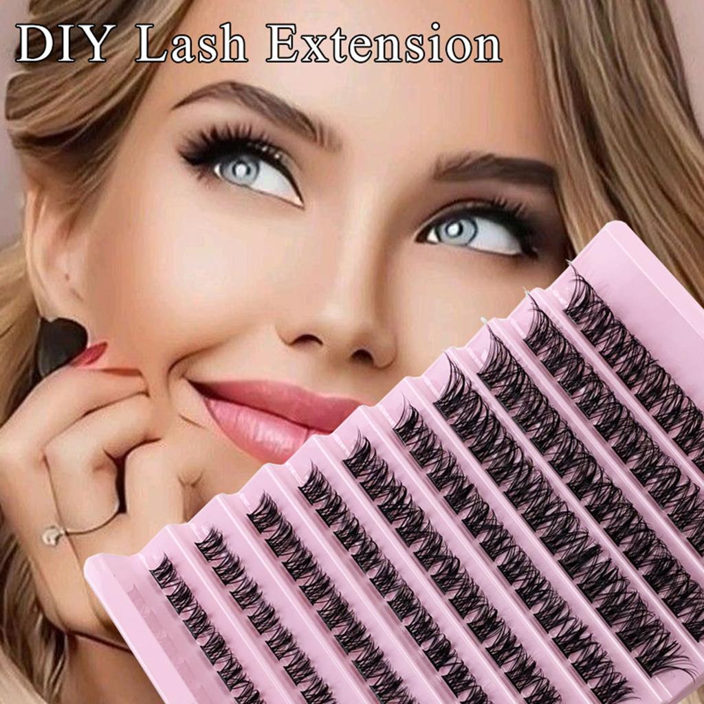DIY Individual Eyelash Extensions Easy to Use Realistic Look Lash Extension for Women and Girls Cosmetic Supplies