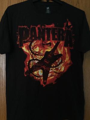 Pantera - 2010 Черная Футболка - L - Hanes