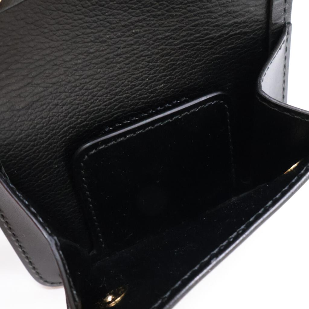WILDSWANS CSS-ENO/HP/BKxSD/BK Eno Hippopotamus/Saddle Pull-Up Small Mini Wallet Bifold Wallet with Coin Pocket blackUsed