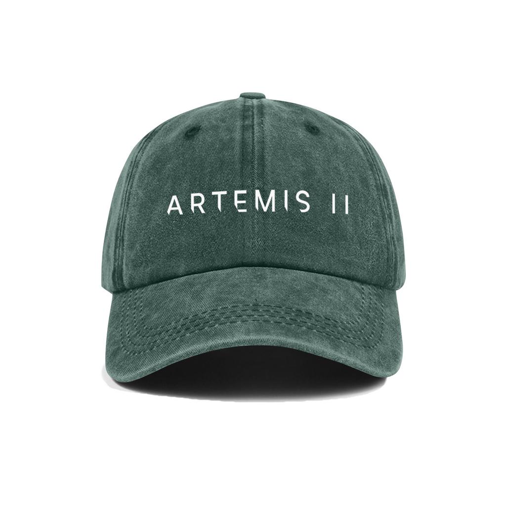 Повседневная Унисекс Регулируемая Бейсболка с Вышитым Дизайном Artemis II Прочная Хлопковая Твил Ткань Структурированный Козырек Низкий Профиль