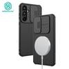 NILLKIN Магнитный чехол CamShield Pro для телефона Samsung Galaxy A55, защитный слайдер для камеры, жесткий ПК + противоударная задняя крышка из ТПУ
