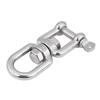 Heavy Duty 304 Stainless Steel Swivel Ring Snap Rolling Shackle Device