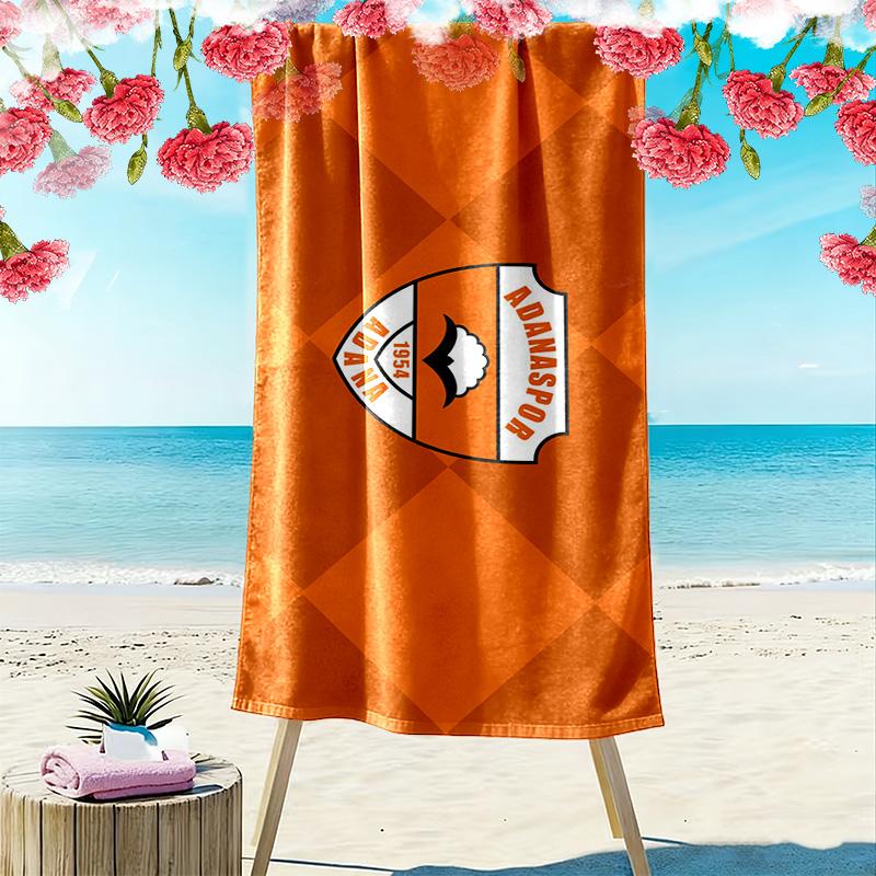 Adanaspor Print Beach Towel, Large Soft Quick Dry Towel for Beach Camping Swimming