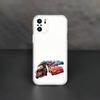 Cars L-Lightning M-McQueen Phone Case Clear Frame Soft TPU Case Cover For Xiaomi Mi 14 13 14 Pro 15 Bumper Shockproof