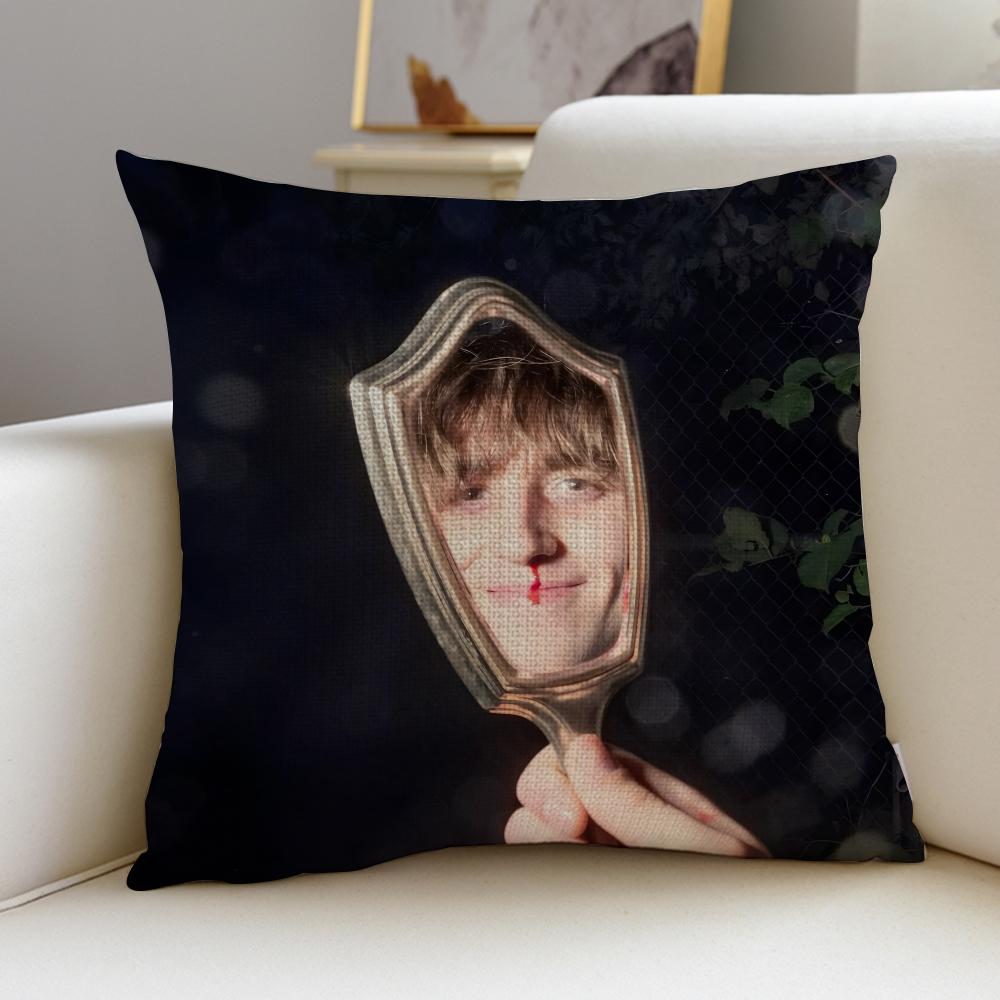 Rock GGeeseS Cushion Cover Breathable and skinfriendly linen pillowcase square removable and washable cushion